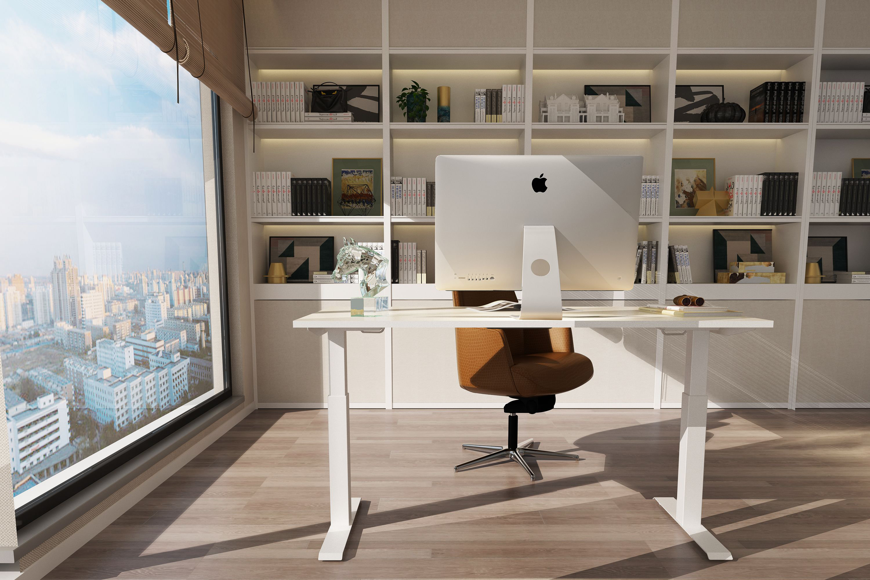 Friant MyHite Standing Desk with Adjustable Height, Clean Look