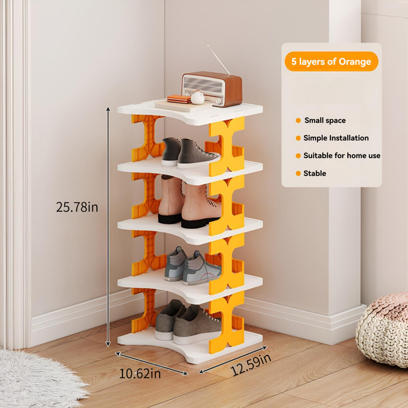 Range-chaussures minimaliste, rangement multicouche