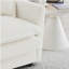 Ensemble de canapés-lits en chenille blanche-216368525