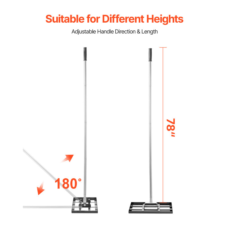 VEVOR Gardening Tools, Black/Silver, 214cm H x 214cm L x 25.4cm W