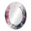 Oceana Evolving in Pink Grey Ink Ink I - miroir géométrique, miroir mural rose unique, impression sur métal-1844711879-1844711876