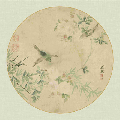 " Oriental Bird Silk II "