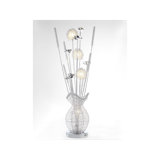 Lampe de table chromée 35,5 po Matson