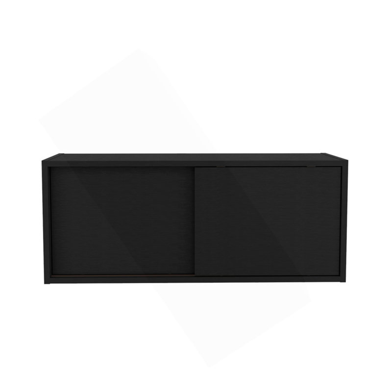 Wall Cabinet Bliss, Office, Black, Black