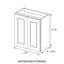 Armoire murale White Shaker