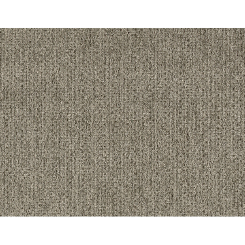 Base et cadre en bois, coin carré, Polyester gris clair