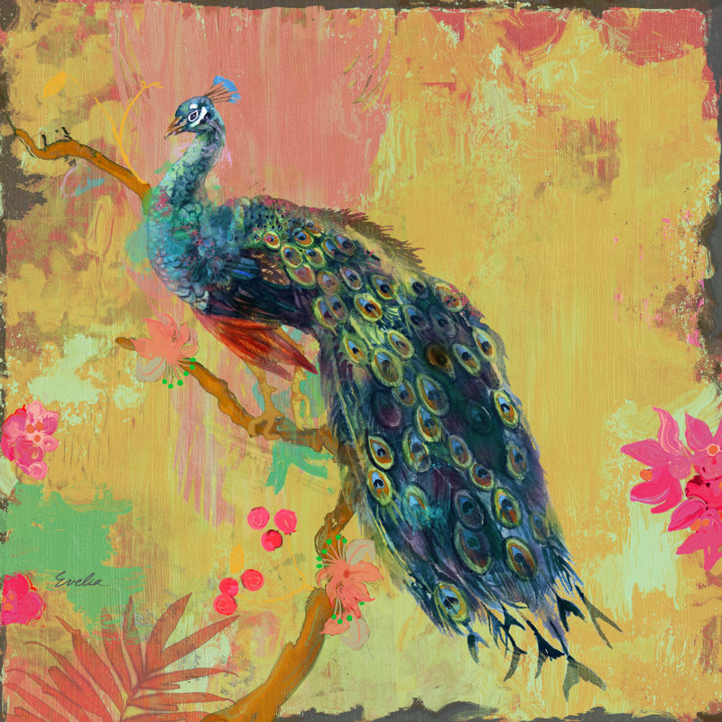 Animal Utopia IV by Evelia Designs - Painting, 76cm H x 76cm W, Paper Print