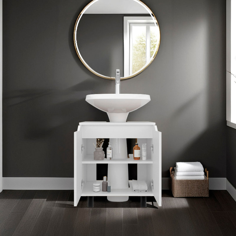 Meuble-lavabo pour lavabo sur piédestal Londres
