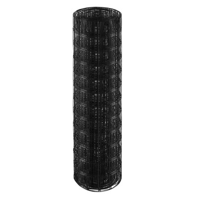 Heavy Duty Black Vinyl Coated Hardware Cloth - 36" x 50' Galvanized Wire Mesh Roll for Chicken Coop, Rabbit & Snake Fencing