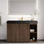 Meuble-lavabo autoportant en noyer Winston GALAN 48F-113922482-113922484