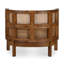 Fauteuil demi-tonneau en lin 32 po