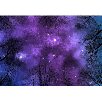Planet In Outer Space Galaxy Border