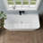 67'' Wall-Mount Acrylic Bathtub Deep Soaking Bathtub