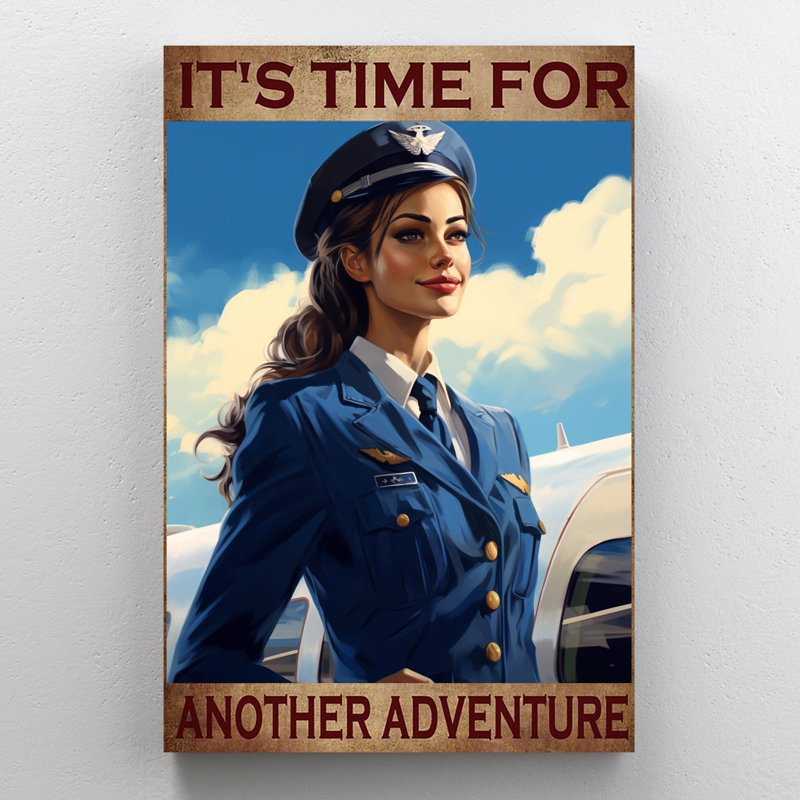 Its Time For Another Adventure, H 20 po x l 16 po x P 1,25 po