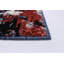 Tapis bleu marocain rétro-696478518