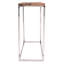 Console avec bois recyclé et acier inoxydable pour une touche de sophistication glamour grâce