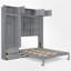 Grand lit escamotable avec garde-robe et armoire-1760622128