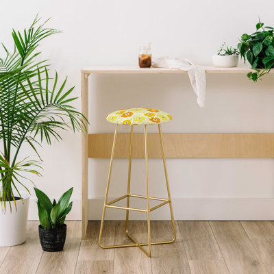 Tabouret de bar 30 po Flower Power
