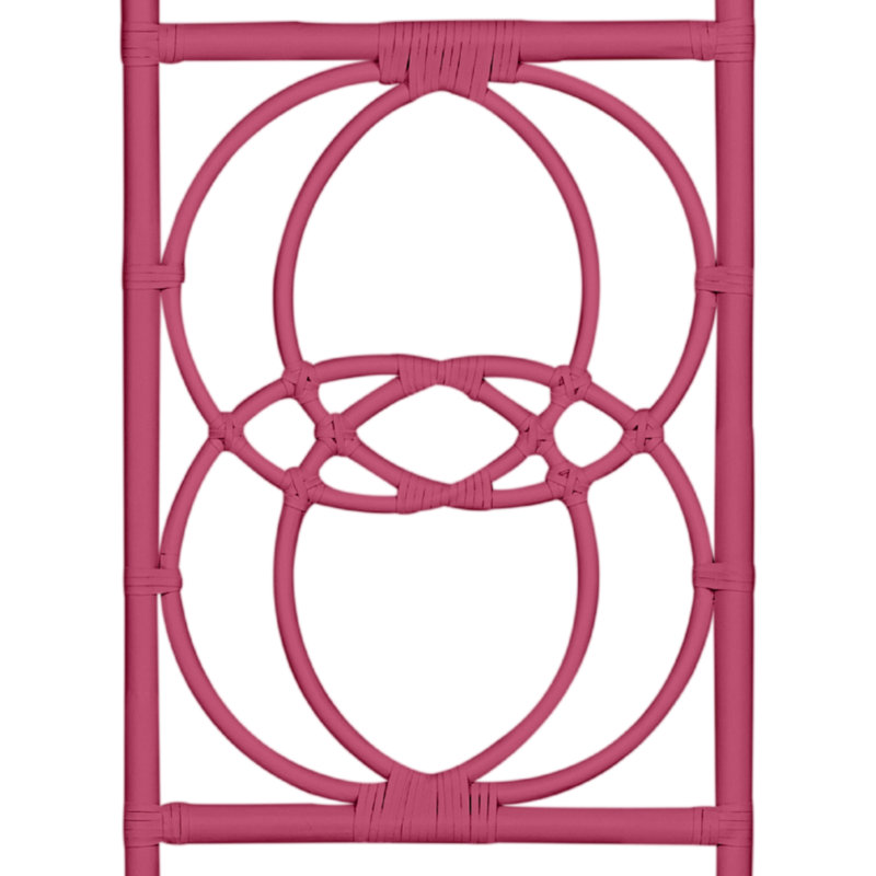 Emilia Open-Frame Headboard, King, Pink