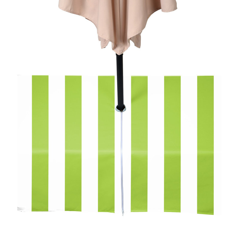 Cabana Outdoor Water Repellent Tablecloth, 120" x 60", Green