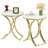 Round End Table Modern Small Coffee Table(Set of 2)