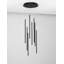 ELETTRA 8 - Light Black LED Pendant