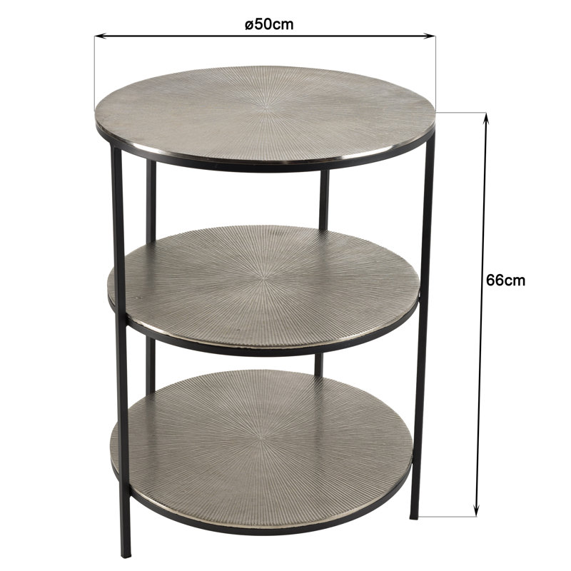 Adanna 3 Levels Side Table