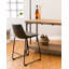 Winding Upholstered Counter Stool with Metal Frame-30896582