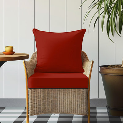 Coussins de chaise d'extérieur et d'intérieur avec dossier: Coussins de mobilier de jardin imperméables, durables, doux et confortables - Coussins de siège épais et résistants à la décoloration