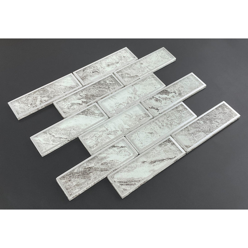 2 in. x 6 in. Glossy Tile, Beige