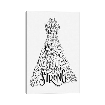 Proverbs 31 Dress IV par Lily & Val - Toile tendue avec châssis sur toile tendue