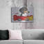 Ophelia & Co. «Tri Color Beagle in Bone Car» par Danny Gordon, art mural en métal-2008942228