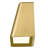 Contemporary Design Brushed Brass LED Wall Sconce-64042420