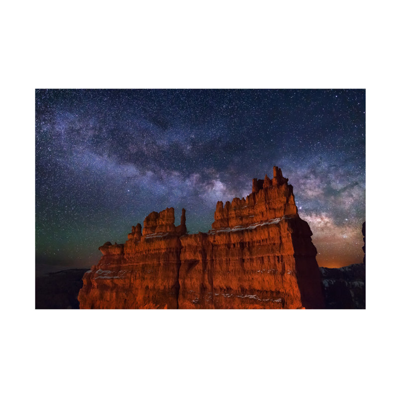 Wrapped Canvas Wall Art - Royce Bair 'Fortress' Wall Art for Living Room, Bedroom, or Office Décor  - 30x47
