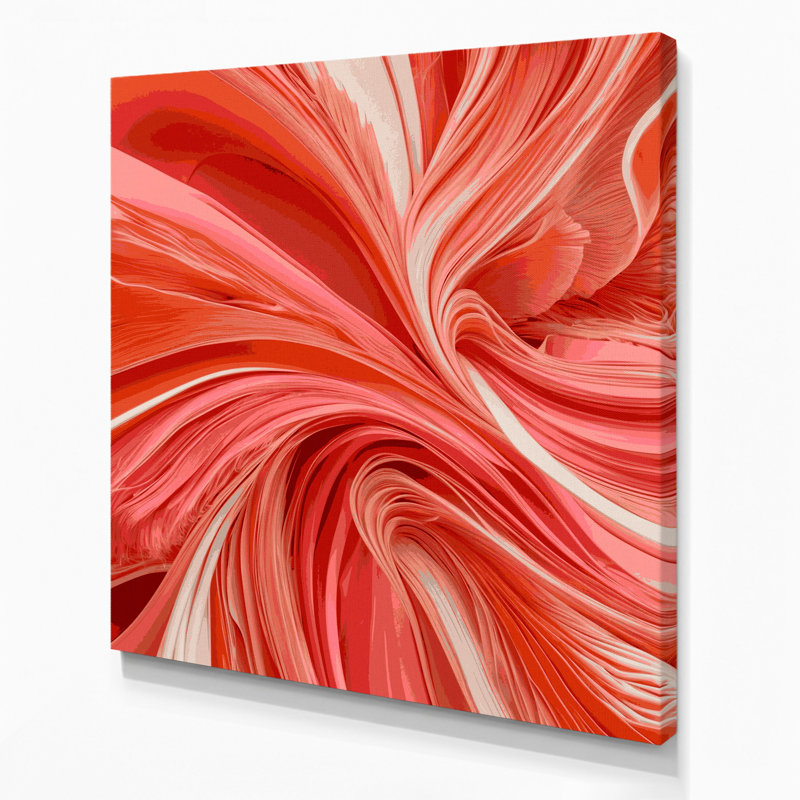 Art numérique sur toile, abstraction numérique 5, H 16 po x l 16 po