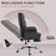 Fauteuil de direction, siège de bureau ergonomique en similicuir avec repose-pieds, fauteuil inclinable et pivotant-1199993309