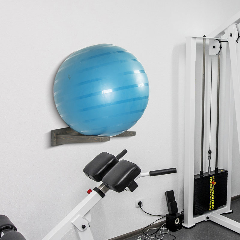 Solid Wood Wall Mounted Sports Rack