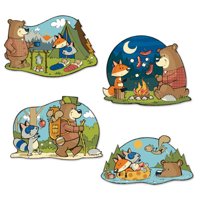 Woodland Friends Landscape & Nature Wall Decor on Boardstock
