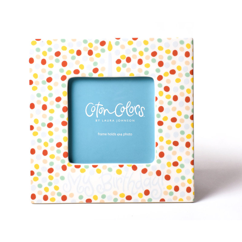 Ceramic Picture Frame, Blue