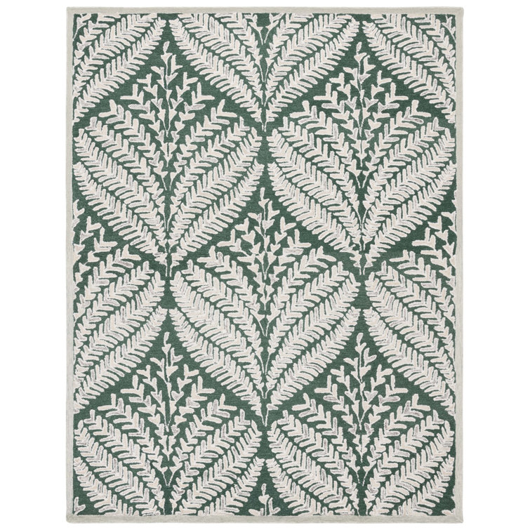 Jahwan Hand Tufted Wool Floral Rug