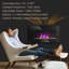 Herakleitos Black Electric Fireplace with 5118 BTU-928824739