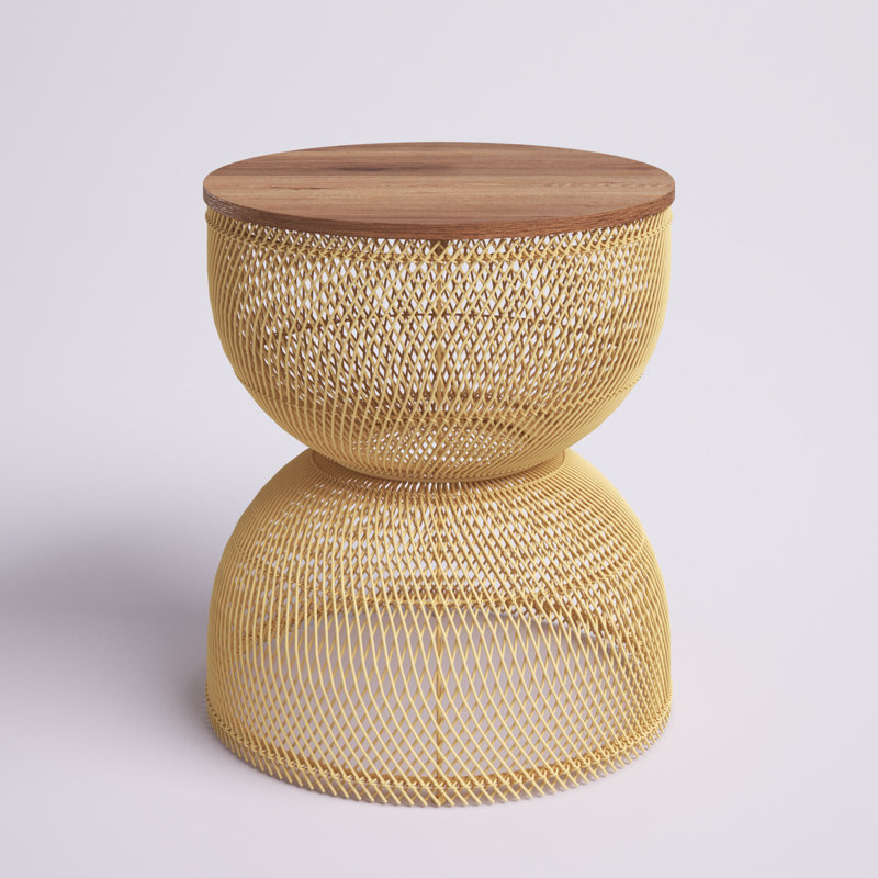 Table d'appoint Towe Wave, Rotin naturel