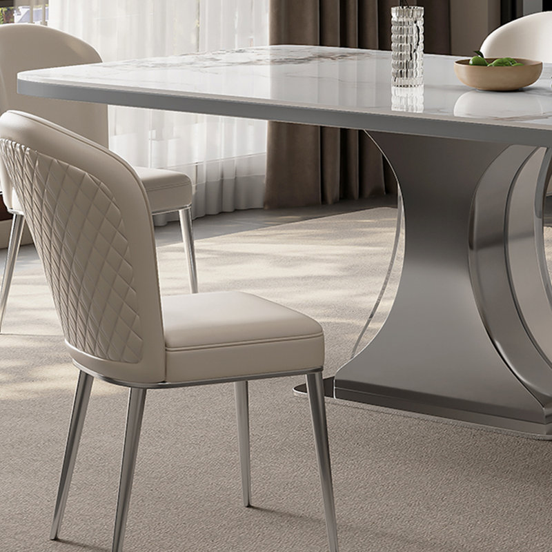 Ensemble de table de salle à manger rectangulaire petits ménages, H 29,52 po x L 70,86 po x l 35,43 po