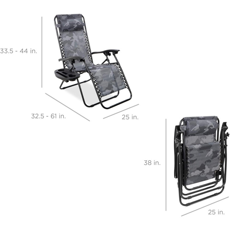 Chaise pliante zéro gravité