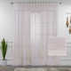 Linen Sheer Extra Long & Extra Wide Custom Made Single Panel