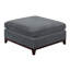 Bois de frêne modulaire 2 pièces - Chaise avec structure en bois et tissu d'angle chenille