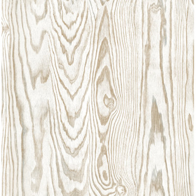 Papier peint imitation bois texturé gris Seabrook Designs