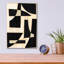 «Onyx Cutout Shapes I» par Regina Moore-101621221