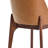 Faux Leather Dining Chairs, Modern Upholstered Chairs With Solid Wood Legs, Comfortable Mid-Back Seating For Kitchen Living Room, Easy Clean & Easy Assembly-112701187