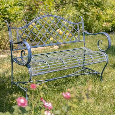 Stephania Outdoor Metal Garden Bench
